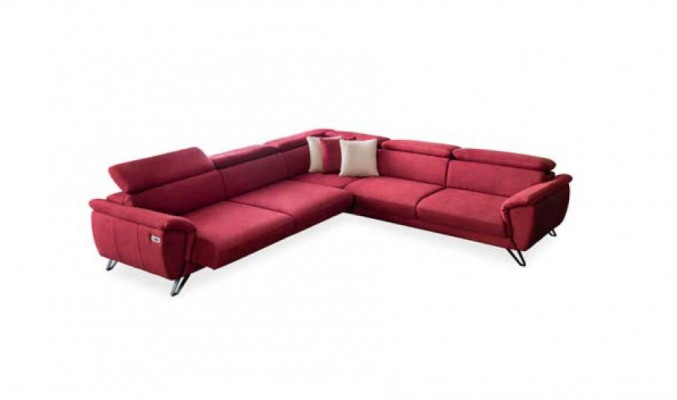 Routt L-Form Ecksofa Luxus Wunndlanschaft Polstermébel Wunnzëmmer Couch