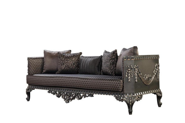 Luxus Chesterfield Sofagarnitur 3+1 Sëtzer Klassesch Sofa Barock Polstersëtz