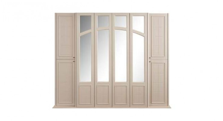 Schlofzëmmer Set Luxus Komplett Bett 2x Nuetsdësch Kleederschaf Modern 4-Deeler