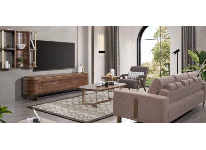 Designer Modern Miwwelen Wand Regaler TV-Ständer Wandschaf Hängeschaf Holzmiwwel