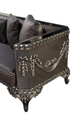 Luxus Dräi-Sëtzer Design Sofa 3Sëtzer Polster Couchen Chesterfield Sofas