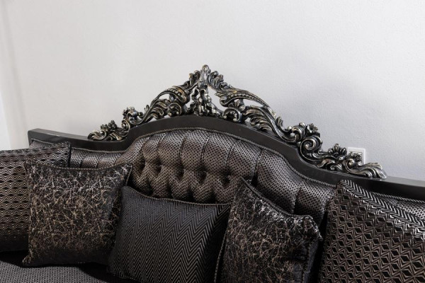 Luxus Dräi-Sëtzer Design Sofa 3Sëtzer Polster Couchen Chesterfield Sofas