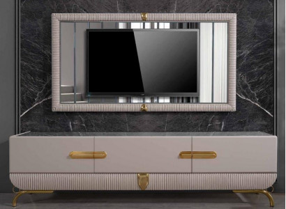 Wunnengsmaueren Mauer Holz Modern Stil Regal Stuff Miwwelen Schaf RTV mat TV Kader