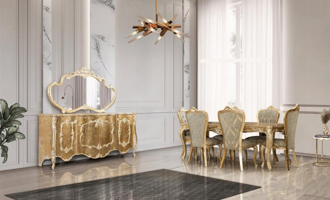 Sideboard Spigel Luxus Grupp Kommode Garnitur Kommoden Schaf Anrichten Gold