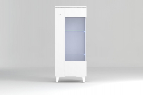 Wunnzëmmer Set Vitrine Kommode Wandregal Wunnwänn Kommoden Design Schaf 4tlg.