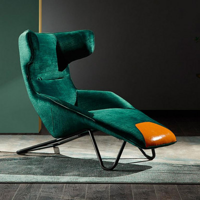 Luxus Grénge Fauteuil 1-Sëtzer Wunnzëmmer Polstersëtzmoöbel Polstersëtz.