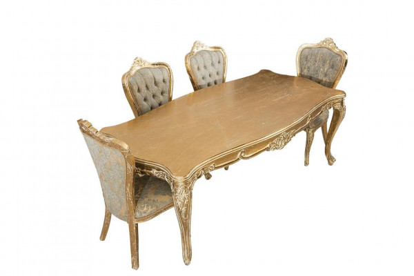 Iesszëmmer Stull Designer Fautel Barock Luxus Fautel Klassesch Still Nei