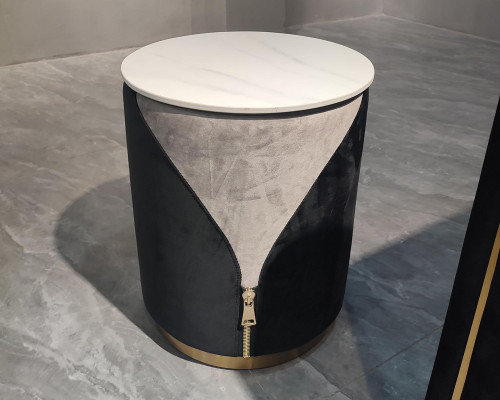 Moderne Säitendësch Ronnen Dësch Wunnzëmmer Ofstellungsdësch Luxus Miwwelen