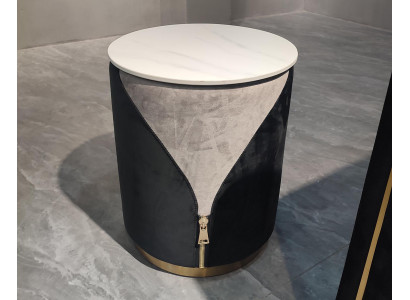 Moderne Säitendësch Ronnen Dësch Wunnzëmmer Ofstellungsdësch Luxus Miwwelen