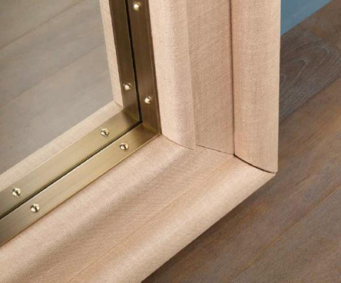 Spigel Wandspigel Gank Spigel Buedzëmmer Gank Wand Dekoratioun Spigelchen nei beige