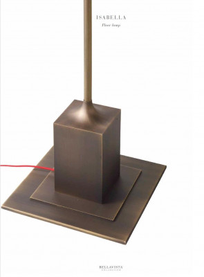 Stiwwellampe Wunnzëmmer Luucht Lampe Messeng Bronze Bellavista Collection