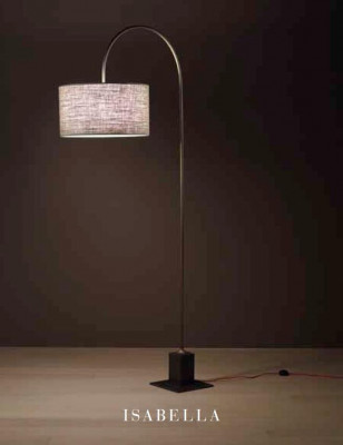 Stiwwellampe Wunnzëmmer Luucht Lampe Messeng Bronze Bellavista Collection