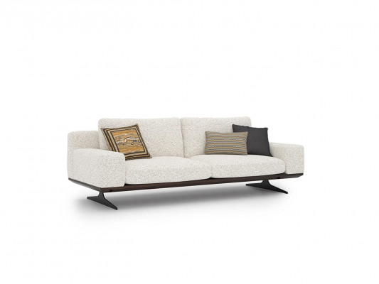 Wunnzëmmer Set Komplett Garnitur Dräisiichter Sofa Modern Aarmstull Dräisiichter Canapé.