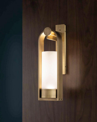 Messing Wandlampe Wandleuchte Flurlampe Messing Lieslampe nei Faarf Gold