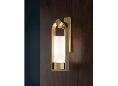 Messing Wandlampe Wandleuchte Flurlampe Messing Lieslampe nei Faarf Gold