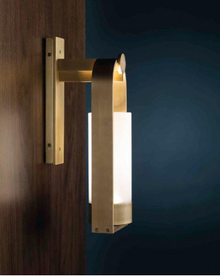 Messing Wandlampe Wandleuchte Flurlampe Messing Lieslampe nei Faarf Gold