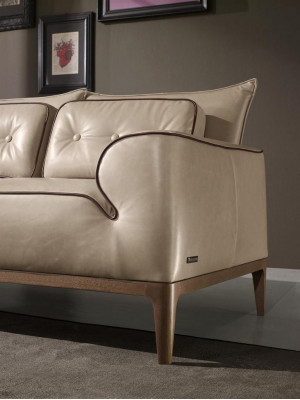 Sofaset Prianera Design Sofa Fauteuil Këssen Couchen 3tlg. Set Chaiselongue