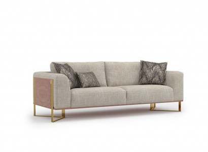 Wunnzëmmer Dräisëtzer Canapé Couch Design Polsterskloossen Ariichtung Design Miwwelen