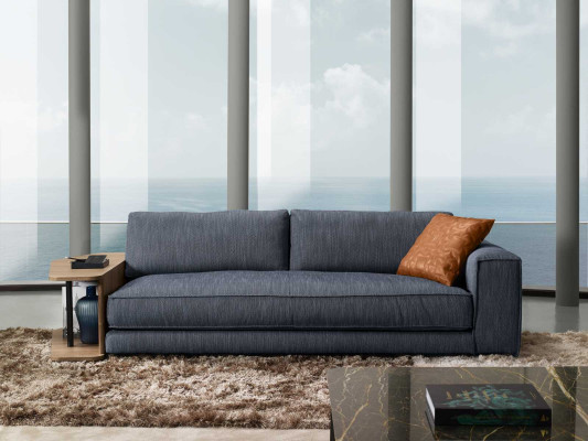 Soffa Zëmmer Miwwelen Drësëtzer Design Drësëtzer Couch Polstersoffa Blo Prianera