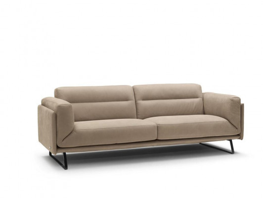 Luxus dräisëtzegt Sofa 3 Sëtz Sofaen Modern Miwwelen Couchen Beige Couch