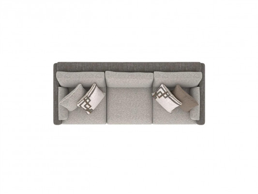 Wunnzëmmer Luxus Griis Drësëtz Sofa Ariichtung Modern Textil Design