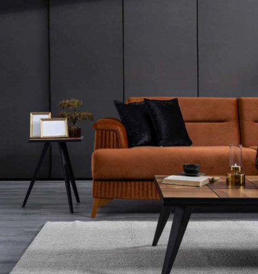Designer Canapé Eckcanapé Stoff Wunnzëmmermiwwel Canapé L-fërmeg Canapéen Nei