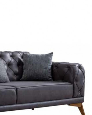 Sofa Polstermöbel Stil klassescht Sofa 3+2+1 Chesterfield Komfortabelt SetNei