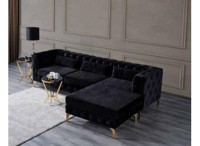 Luxuriéis Wunnzëmmersoof Sofa L-Form Gemittlecht Sofa L-Form Nei