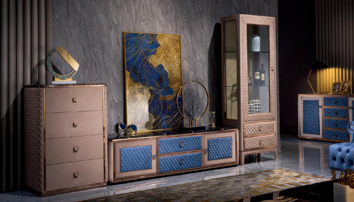 Kommod Glas Vitrinn Kommoden Vitrinnen Kommodenschaf Dekorativ Designer
