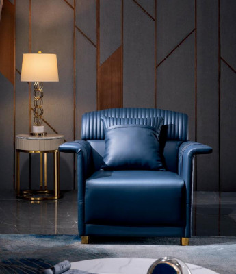 Fauteuil Still Iesssall Fernseh Lounge Sëtz Blo Modern Design