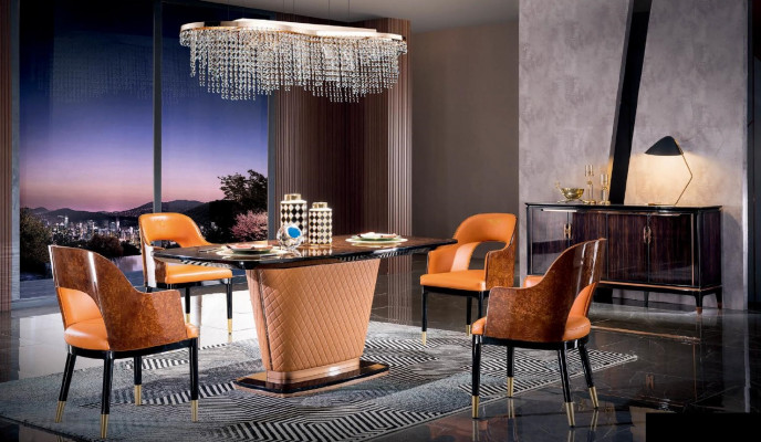 Stull Kinnekenlecht Polster 1 Sëtzer Modern Stil Still Einsitzer Orange