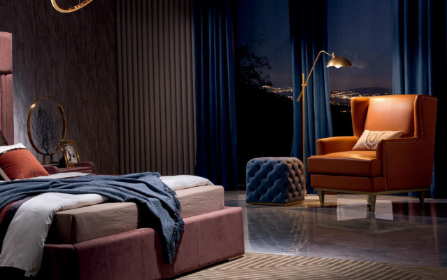 Bett Klassesch Polster Design Luxus Duebel Hotel Better Schlof Zëmmer