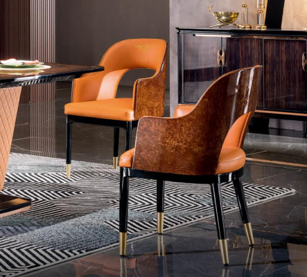 Stull Kinnekenlecht Polster 1 Sëtzer Modern Stil Still Einsitzer Orange