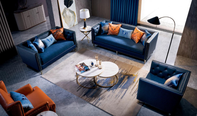 Couchtisch Luxus Design Couch Dësch Kaffisdësch Niewendëscher Stuff