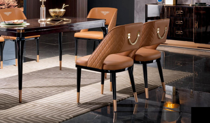 Iessdësch Dësch Grupp Iesszëmmer Wunnzëmmer Garnitur Holz Design Nei