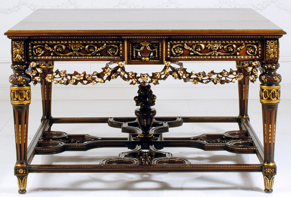 Design Schreifdësch Luxus Dësch Büro Ariichtung Italienesch Stil Miwwelen Dëscher