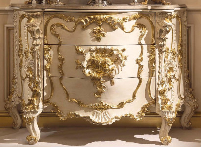 Kommod Living Zëmmer Kommoden Tiräng Holz Sideboard Schaf Schief Massiv