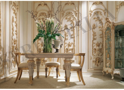 Dësch Iessdësch Holz Iessdëscher Iesszëmmer Dëscher Design Holz Luxus Miwwelen Italien