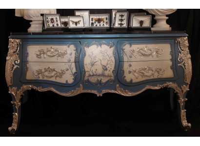 Kommode Sideboard Holz Schaf Italiendesign Luxus Miwwelen Echt Holz