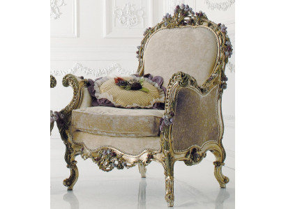 Fauteuil Sofa Canapé 1-Sëtz Designer Canapë Club Art déco Polster Fernseesall Lounge