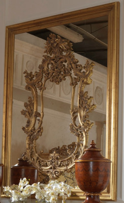 Luxus Spigel Barock Rokoko Mauer-Spigel Italienesch Miwwelen Spigelein