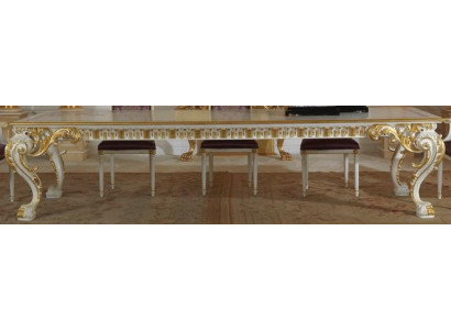 Iessdësch Iesszëmmer Wunnzëmmer Holz Dësch Design Miwwelen Massivholz Dëscher Italien