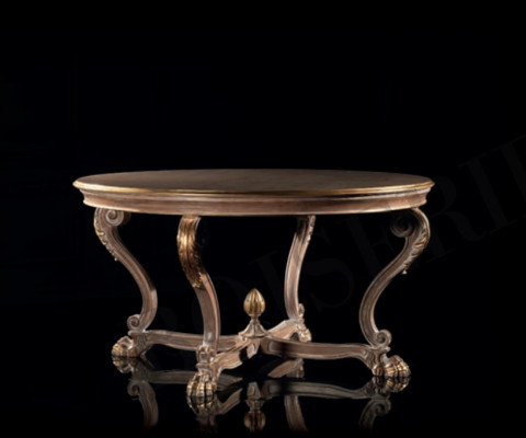 Iessdësch Modern Iesszëmmer Wunnzëmmer Kichen Dëscher Design Dësch Rond Barock