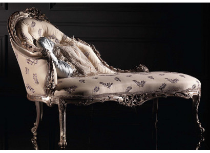 Chaiselongue Luxus Léif Wunnzëmmer Chaiselounge Léien Relax Bänk Echt Holz Nei