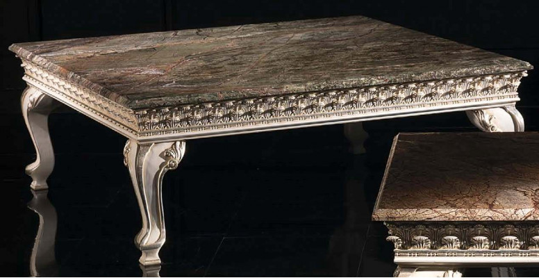 Couchtisch Dësch Holzdësch Vintage Bäistelltësch Massivholz Italienesch Miwwelen Nei
