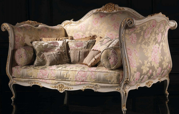 Design Sofa Miwwelen 4 Sëtzer Canapé Polster Sofas 4er Samt Stoff klassesch Miwwelen