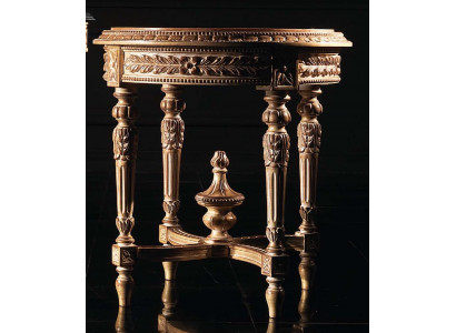 Couchtisch Dësch Säitendësch Wunnzëmmerdësch Holz Royale Säitendësch Barock Miwwelen