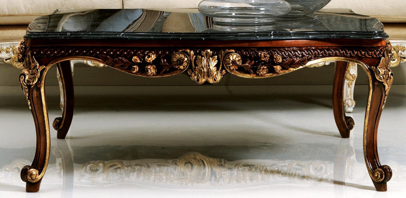 Dësch, Wunnzëmmer, Couchdëscher, Holz, Niewendësch, Dëscher, Miwwelen, Italien, Marmor, Nei