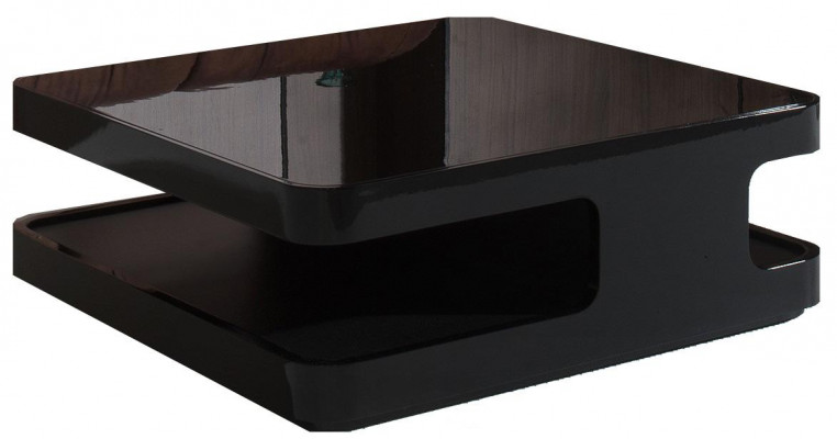 Kaffeisdësch Design Couchtisch Holz Glas Dësch Wunnenzëmmer Couchtischen Italien Nei