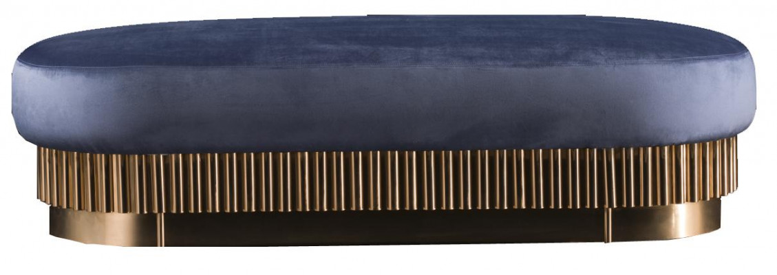 Sëtzpolster Bankpolster Sëtz Hocker Bank Stoff Holz Stil Designer Fousshocker